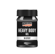Load image into Gallery viewer, Pentart Heavy Body Gel, Glossy, Black 100