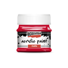 Load image into Gallery viewer, Pentart Acrylic Paint, Matte, Lipstick Red