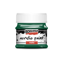 Load image into Gallery viewer, Pentart Acrylic Paint Matte Pine Green