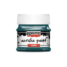 Load image into Gallery viewer, Acrylic Paint Matte Turquoise Blue