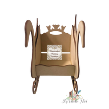 Load image into Gallery viewer, Handcrafted Holiday Traditions MDF Swan Sleigh Kit