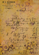 Load image into Gallery viewer, Antique French Letter Rice Paper by Decoupage Queen