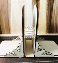Load image into Gallery viewer, Handcrafted Holiday Traditions MDF Bookends Set