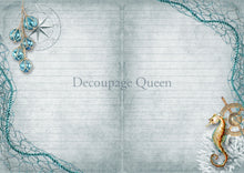 Load image into Gallery viewer, Seaside Greetings Journal Pack by Decoupage Queen 03
