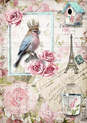 Forever Yours Rice Paper by Decoupage Queen