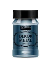 Load image into Gallery viewer, Pentart Dekor Metal Matte, Oxford Blue