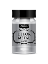 Load image into Gallery viewer, Pentart Dekor Metal Matte, Silver