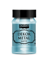 Load image into Gallery viewer, Pentart Dekor Metal Matte, Turquoise