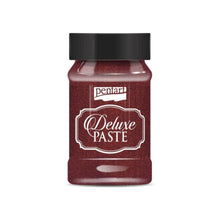 Load image into Gallery viewer, Pentart Deluxe Paste 100mL Bordeaux-Gold, Photo Pentart