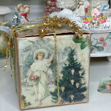 Load image into Gallery viewer, Christmas Squares Rice Paper by Decoupage Queen, A3 Size