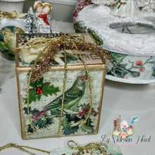 Load image into Gallery viewer, Christmas Squares Rice Paper by Decoupage Queen, A3 Size