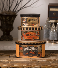Load image into Gallery viewer, Halloween Moth Boxes Set of 3 by Bethany Lowe Designs