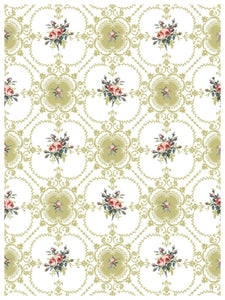 Lattice Rose Paint Inlay by IOD, Iron Orchid Designs