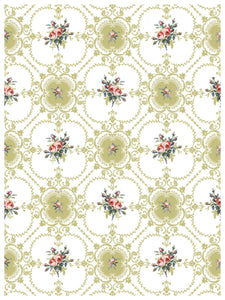Lattice Rose Paint Inlay by IOD, Iron Orchid Designs