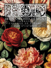 Load image into Gallery viewer, Collage de Fleurs, Transfer by IOD, Iron Orchid Designs