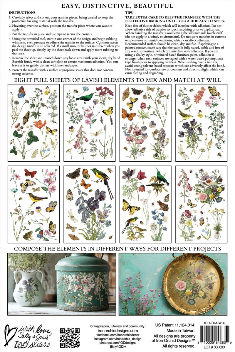 Wilde Bloemen Transfer by IOD, Iron Orchid Designs – My Victorian