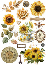 Load image into Gallery viewer, Sunflower Ephemera Journal Kit by Decoupage Queen 07