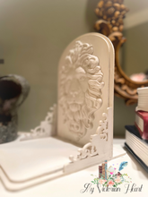 Load image into Gallery viewer, IOD Leonidas Mould on Handcrafted Holiday Traditions Bookend Set by My Victorian Heart