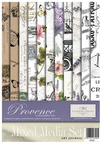 Provence Mixed Media Set by ITD Collection, MS001, Pack of 11 Cover
