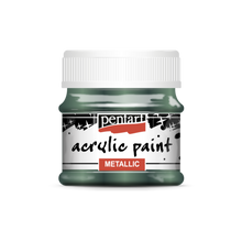Load image into Gallery viewer, Pentart Metallic Acrylic Paint, Ivy Green