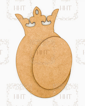 Load image into Gallery viewer, Handcrafted Holiday Traditions MDF Oval Ornament Blank