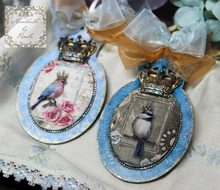 Load image into Gallery viewer, Handcrafted Holiday Traditions MDF Oval Ornament Blank