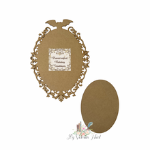 Load image into Gallery viewer, Handcrafted Holiday Traditions MDF Oval Bat Plaque