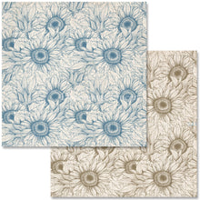 Load image into Gallery viewer, Sunflower Ephemera Scrapbook Set by Decoupage Queen, 12" x 12" 8
