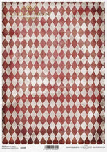 Load image into Gallery viewer, Red Harlequin Rice Paper by ITD Collection, R1529