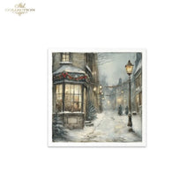 Load image into Gallery viewer, Winter's Tale Village Christmas II Rice Paper Mini Set by ITD Collection
