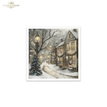 Load image into Gallery viewer, Winter's Tale Village Christmas II Rice Paper Mini Set by ITD Collection