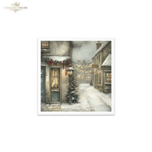 Load image into Gallery viewer, Winter's Tale Village Christmas II Rice Paper Mini Set by ITD Collection