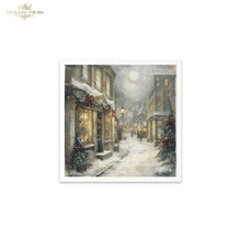 Load image into Gallery viewer, Winter's Tale Village Christmas II Rice Paper Mini Set by ITD Collection