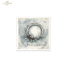 Load image into Gallery viewer, Winter's Tale Angels and Holly Wreaths Rice Paper Mini Set by ITD Collection