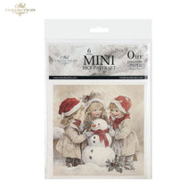 Load image into Gallery viewer, Winter's Tale Christmas Darlings Snow Days Rice Paper Mini Set by ITD Collection