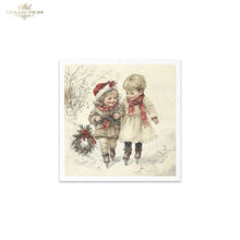 Load image into Gallery viewer, Winter's Tale Christmas Darlings Snow Days Rice Paper Mini Set by ITD Collection