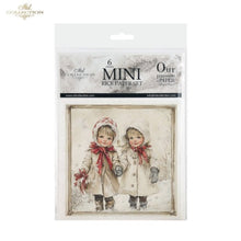 Load image into Gallery viewer, Winter's Tale Christmas Snow Darlings III Rice Paper Mini Set by ITD Collection