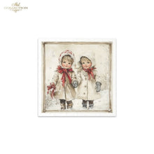 Load image into Gallery viewer, Winter's Tale Christmas Snow Darlings III Rice Paper Mini Set by ITD Collection