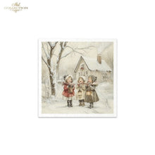 Load image into Gallery viewer, Winter's Tale Christmas Snow Darlings III Rice Paper Mini Set by ITD Collection