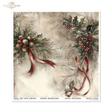 Load image into Gallery viewer, Winter's Tale in Red Scrapbook Paper Set by ITD Collection