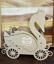 Load image into Gallery viewer, Handcrafted Holiday Traditions MDF Swan Carriage Kit