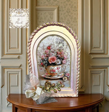 Load image into Gallery viewer, Handcrafted Holiday Traditions Arched MDF Framed Panel Blank