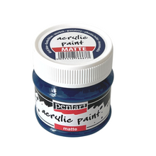 Load image into Gallery viewer, Pentart Acrylic Paint Matte, Dark Blue, 50mL