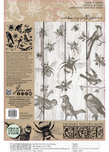 Load image into Gallery viewer, Birds & Bees Decor Stamp by Iron Orchid Design, IOD Back