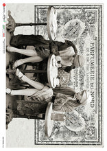 Load image into Gallery viewer, Cafe Scene by Paper Designs Washipaper, Flowers 0102 Rice Paper