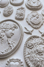 Load image into Gallery viewer, IOD Cameos Mould View of Castings, Iron Orchid Designs Cameo Mold