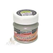Load image into Gallery viewer, Pentart Chameleon Pearl Effect Paint, Green Lilac, 50 mL