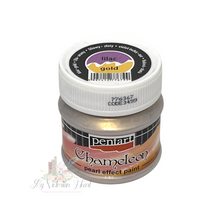 Load image into Gallery viewer, Pentart Chameleon Pearl Effect Paint Lilac Rose, 50 mL