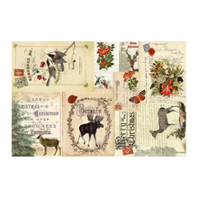 Load image into Gallery viewer, Christmas Masterboard Decoupage Tissue Paper by Roycycled Treasures, 20" x 30"
