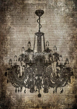 Load image into Gallery viewer, Crystal Chandelier Rice Paper by Decoupage Queen